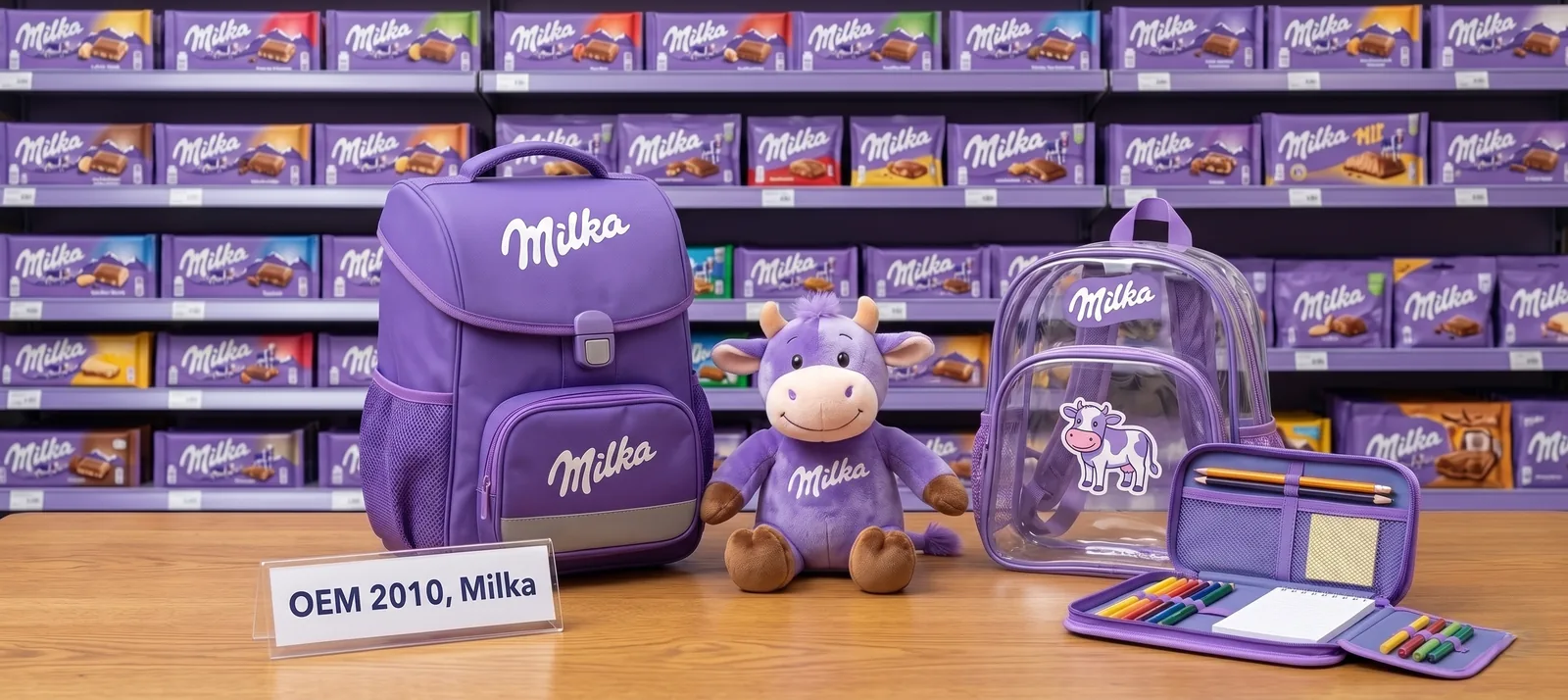 Branded Kid's Backpack & Plush Mascots