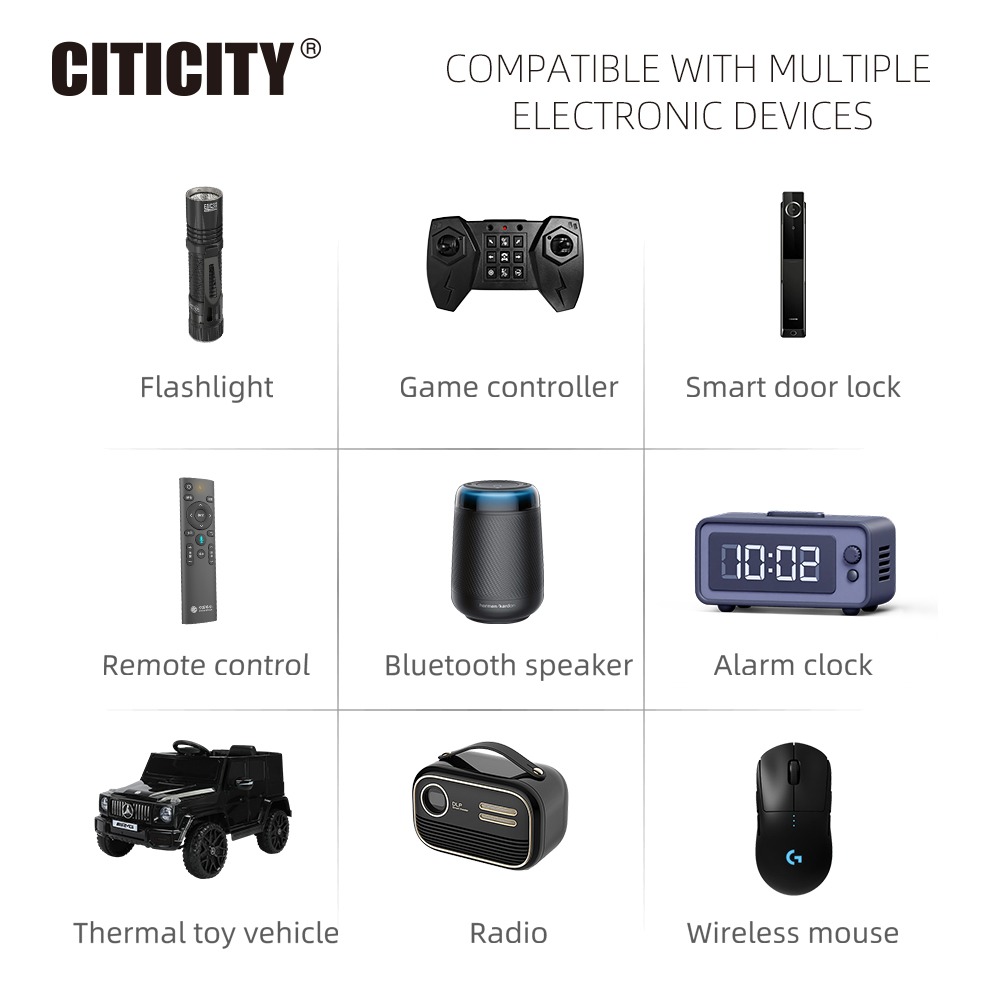 CITICITY AAA Pro 600mAh Type-C Rechargeable Li-ion Battery – Green Edition