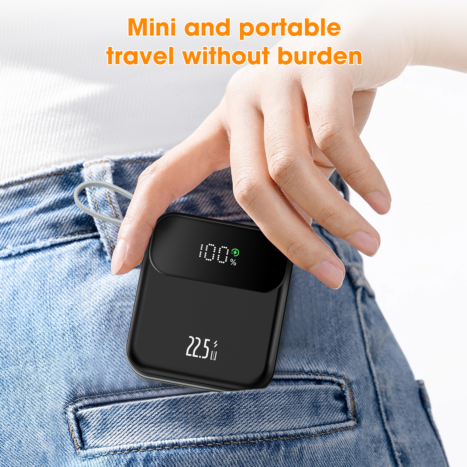 MPB159 10000/20000mAh Cable Power Bank