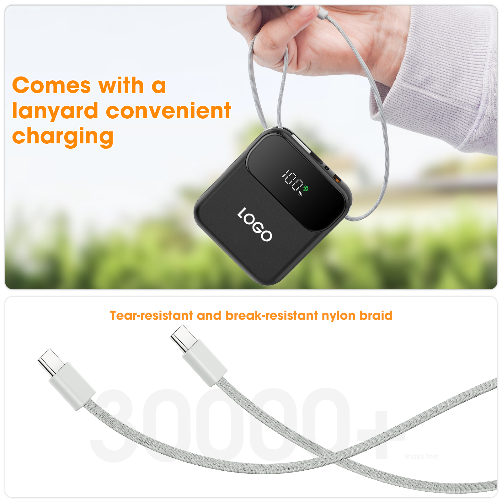 MPB159 10000/20000mAh Cable Power Bank