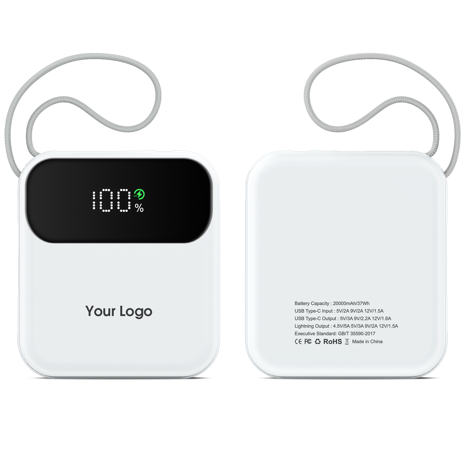 MPB159 10000/20000mAh Cable Power Bank