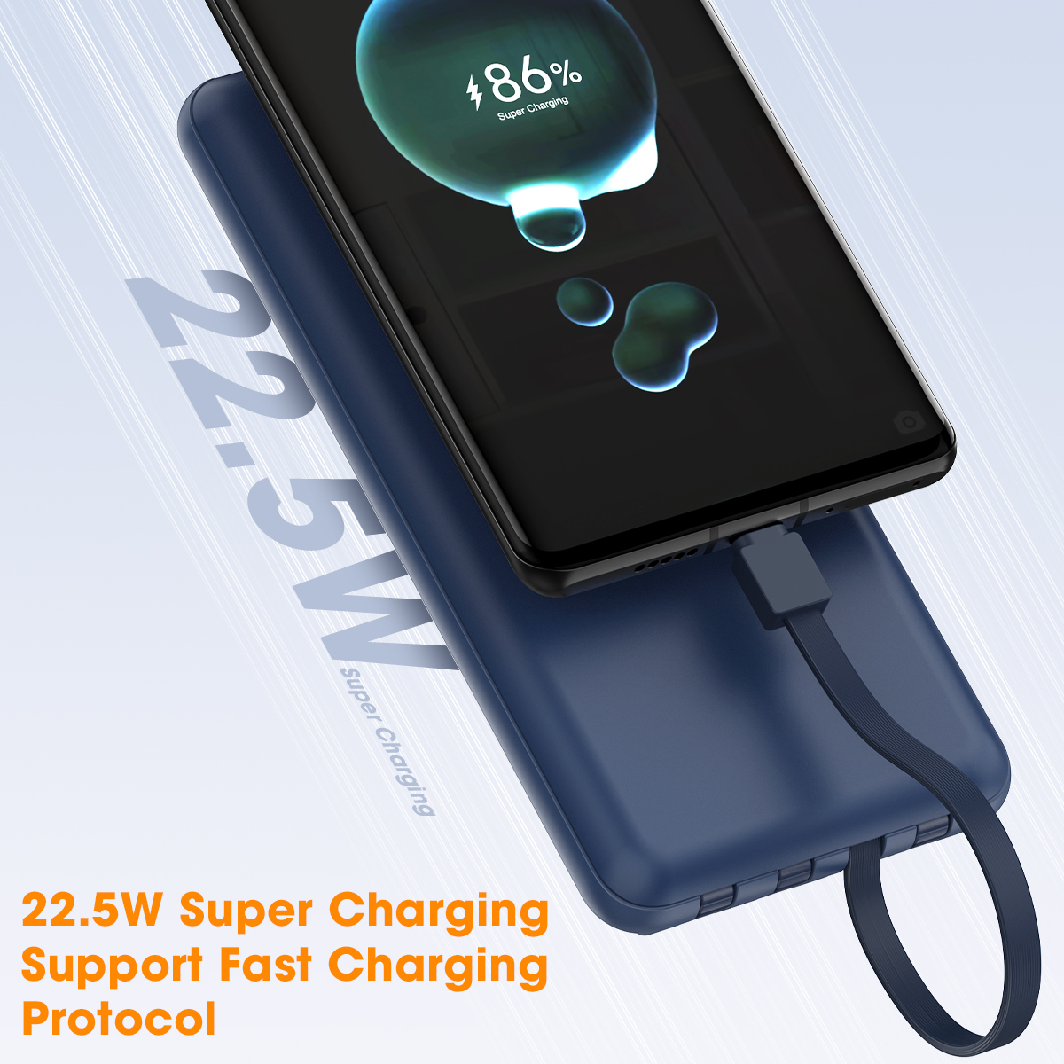 MPB160 10000/20000mAh 4-Cable Power Bank