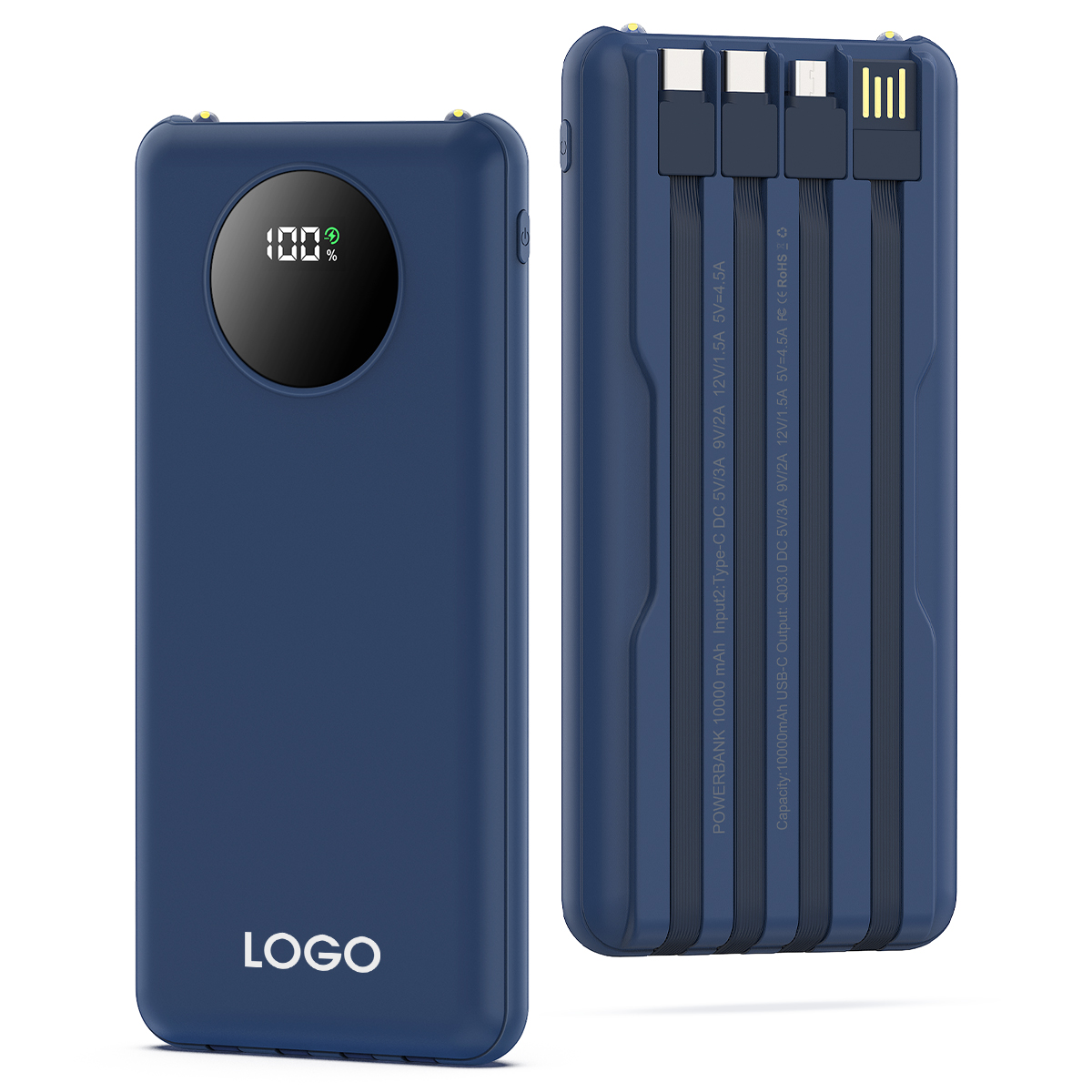 MPB160 10000/20000mAh 4-Cable Power Bank