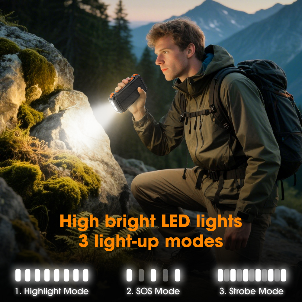 MPB161 20000mAh Solar Power Bank