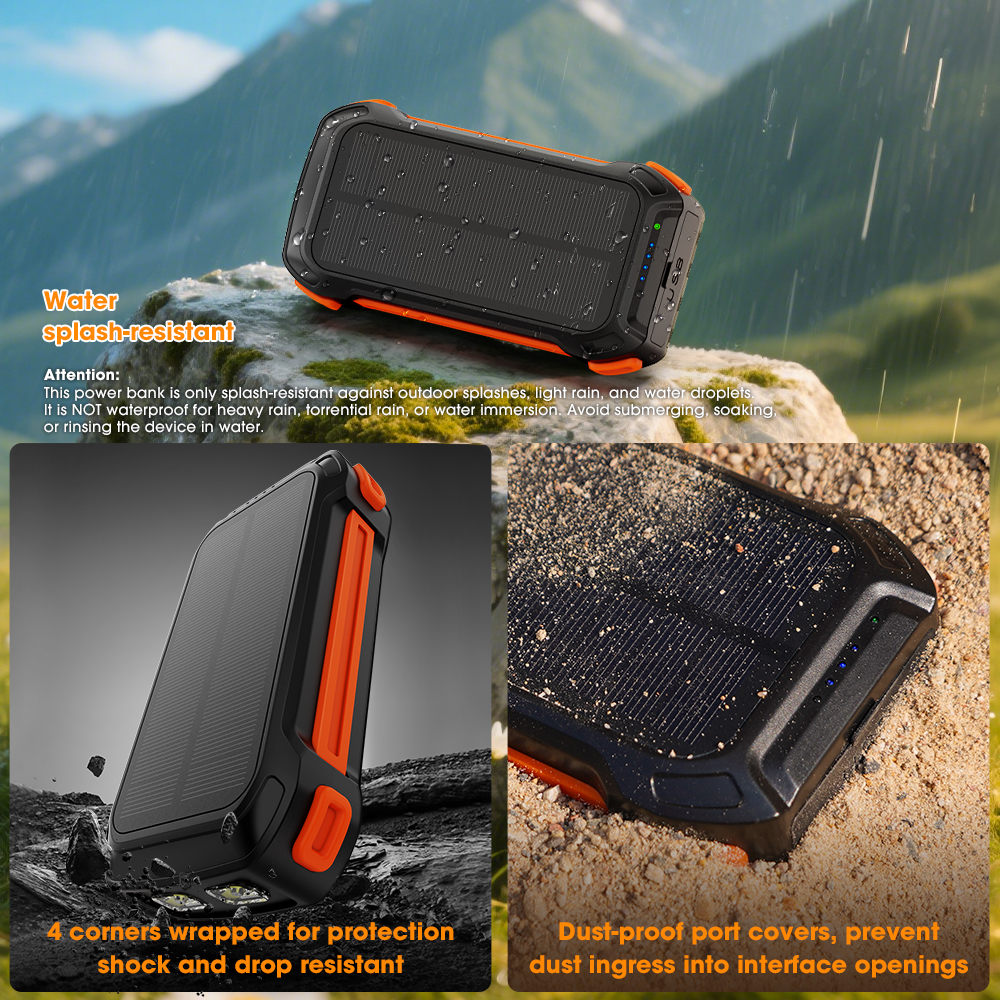MPB161 20000mAh Solar Power Bank
