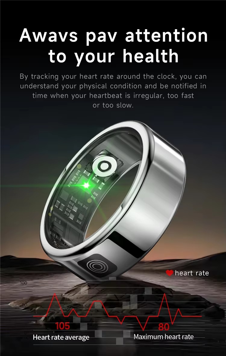 5ATM Health Tracker Smart Ring detail image 4