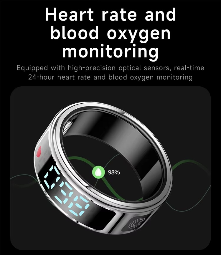 5ATM Health Tracker Smart Ring detail image 5