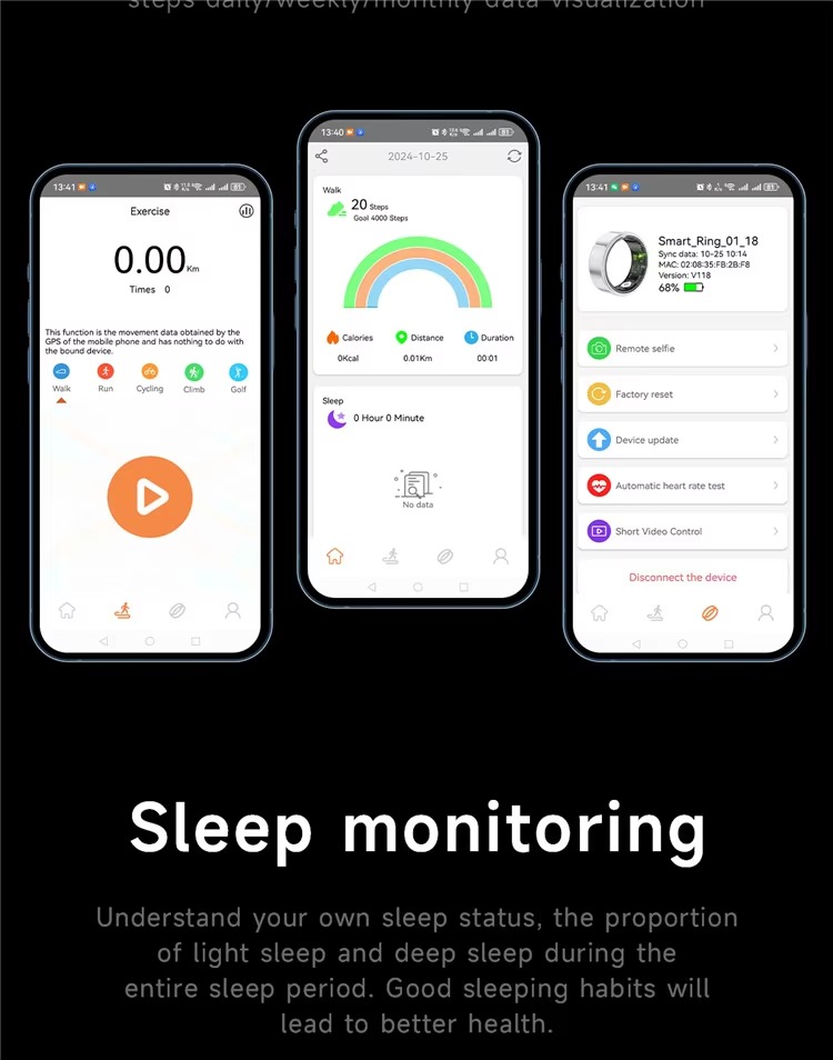 5ATM Health Tracker Smart Ring detail image 7