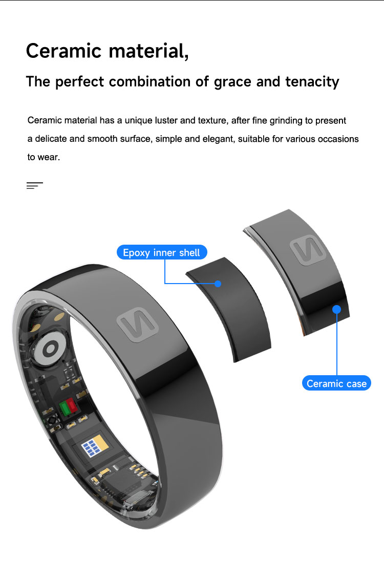 T18 Ultra-Narrow Health Smart Ring detail image 7