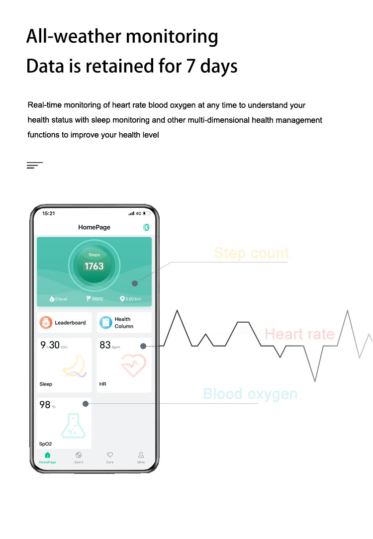 T18 Ultra-Narrow Health Smart Ring detail image 16