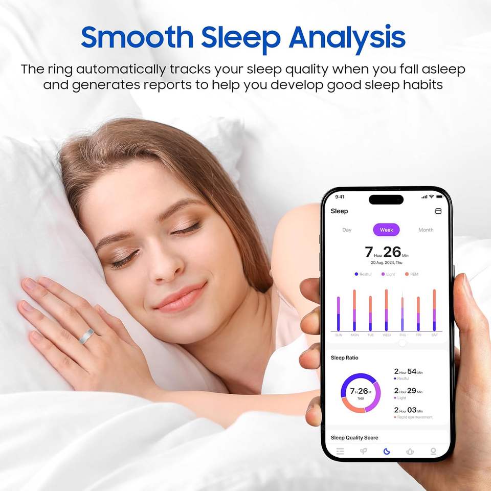 T18 Ultra-Narrow Health Smart Ring