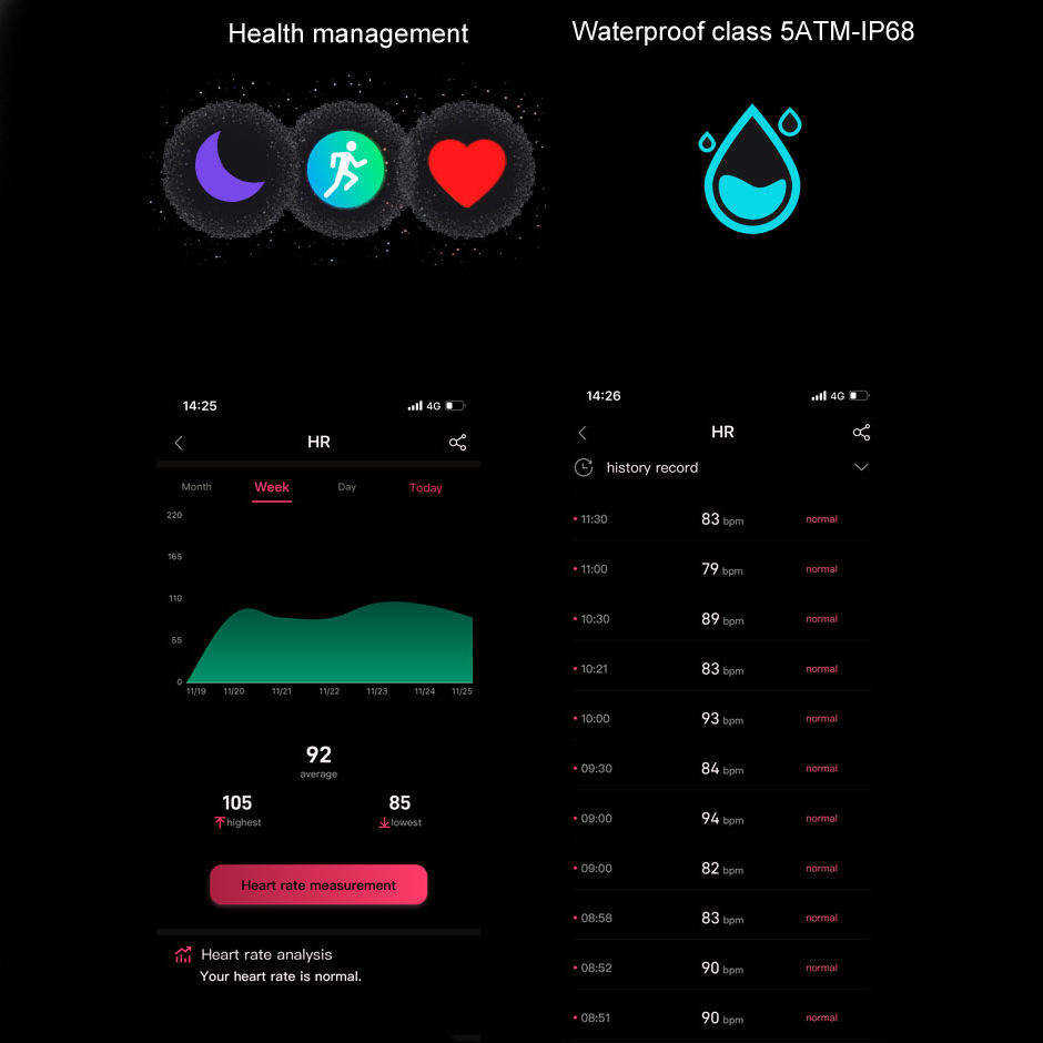 T18 Ultra-Narrow Health Smart Ring