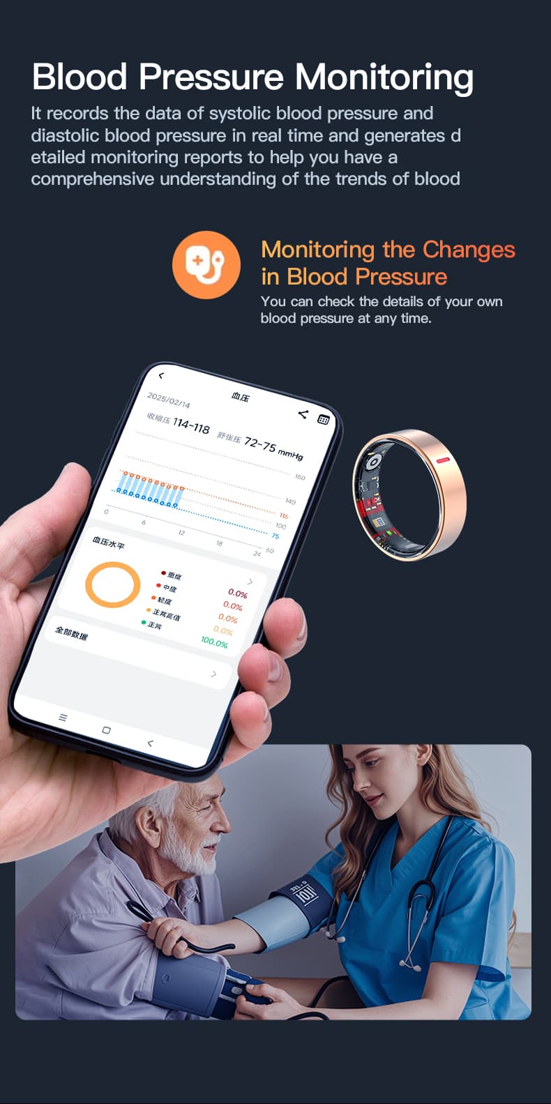 T20 Ultra-Thin Health Smart Ring detail image 6