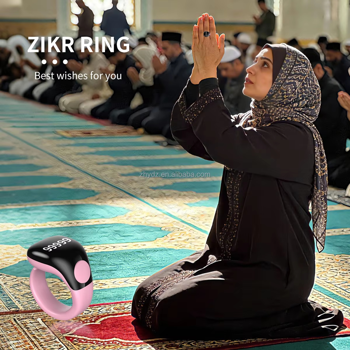 Waterproof Zikr Digital Smart Ring detail image 3