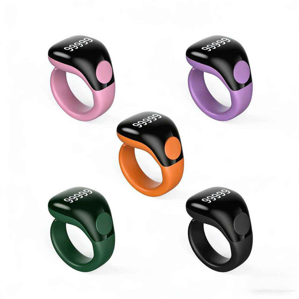 Waterproof Zikr Digital Smart Ring
